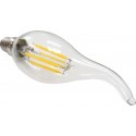 Bec Led Filament E14 4W Flacara C35 Alb Cald - 3