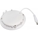 Spot Led 6W Rotund Slim Mat Alb Cald - 3