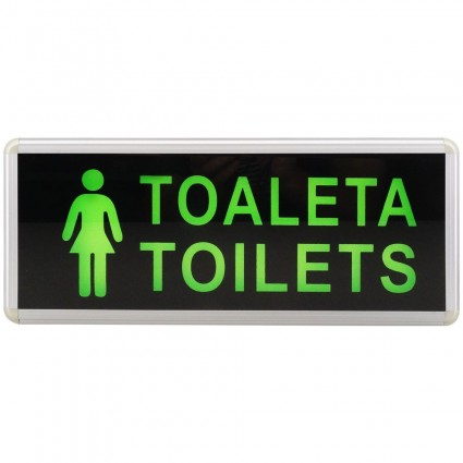 Lampa Iluminat Emergenta Toaleta Toilets Femei Cu O Fata
