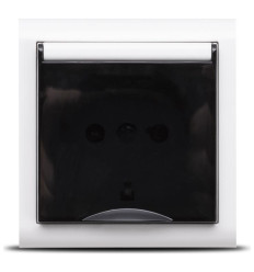 Priza Cu Capac PT Alb 402-010000-243 1