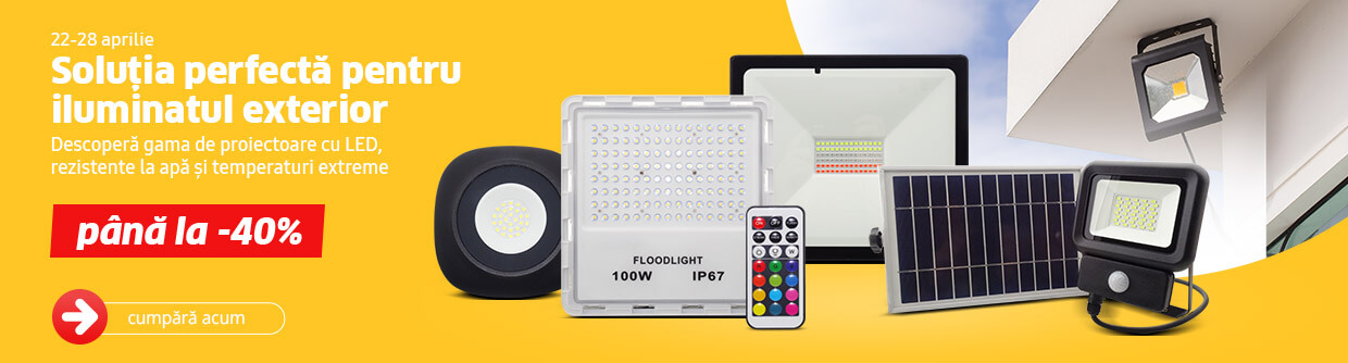 Proiectoare LED de la 100W pana la 300W