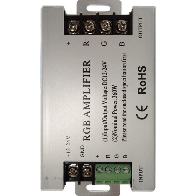 Amplificator Banda Led Rgb 30A 12V - 1