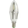 Bec Led E14 4W Lumanare Clar Alb Rece - 1