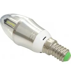 Bec Led E14 4W Lumanare Clar Alb Rece