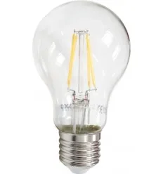 Bec Led Filament E27 6W A60 Alb Cald
