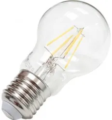 Bec Led Filament E27 6W A60 Alb Cald