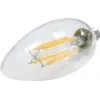 Bec Led Filament E14 4W C35 Alb Cald - 3