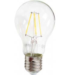Bec Led Filament E27 4W A60 Alb Cald