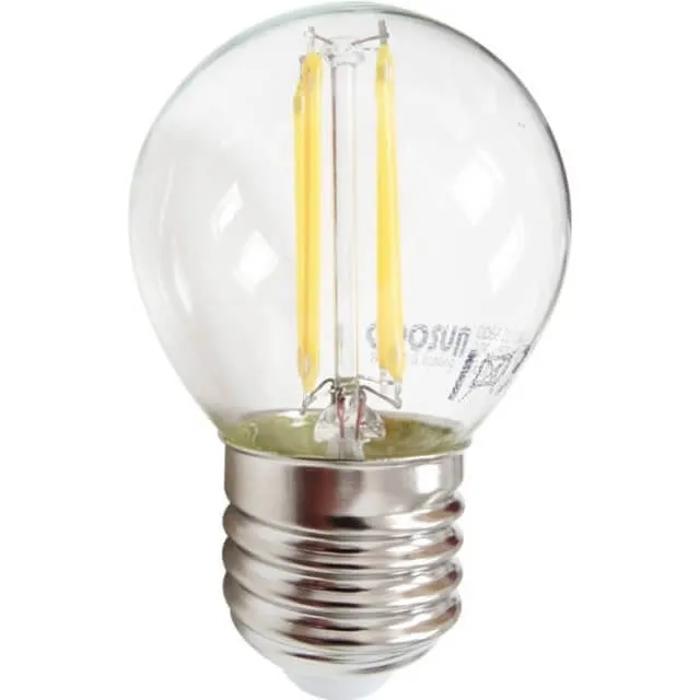 Bec Led Filament E27 4W G45 Alb Cald - 1