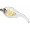 Bec Led Filament E14 4W Flacara C35 Alb Cald - 3