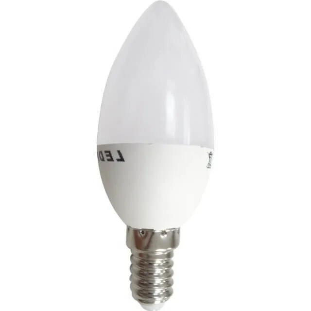 Bec Led E14 4W Lumanare Mat Alb Cald  1