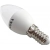 Bec Led E14 4W Lumanare Mat Alb Cald  3