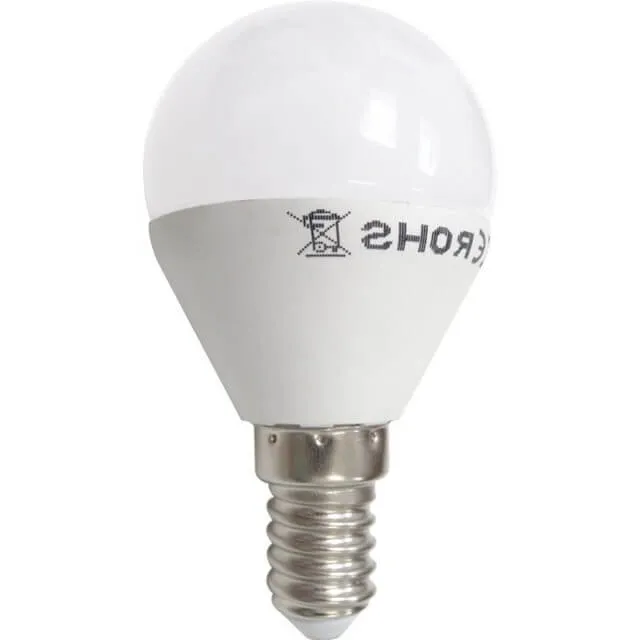Bec Led E14 4W Sferic G45 Mat Alb Cald  1