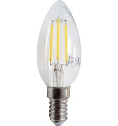 Bec Led Filament E14 4W C35 Alb Natural