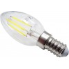 Bec Led Filament E14 4W C35 Alb Rece  2
