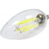 Bec Led Filament E14 4W C35 Alb Rece  3