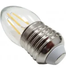 Bec Led Filament E27 4W C35 Alb Cald