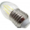 Bec Led Filament E27 4W C35 Alb Rece - 2