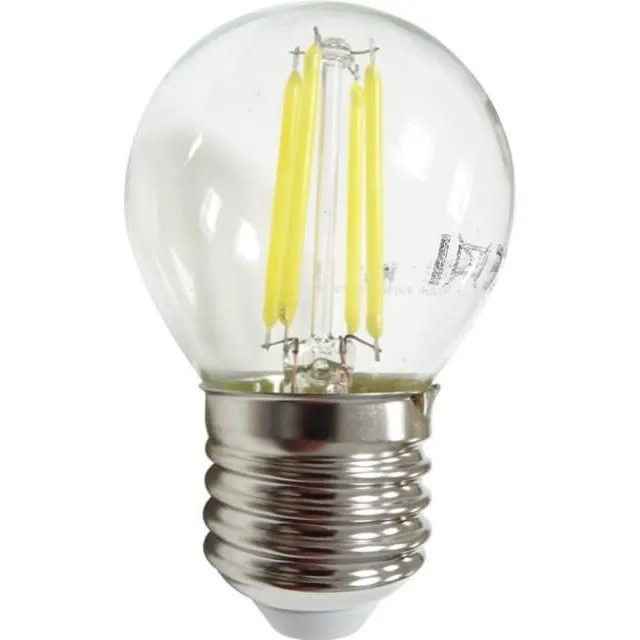 Bec Led Filament E27 4W G45 Alb Rece  1