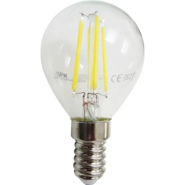 Bec Led Filament E14 4W G45 Alb Rece - 1