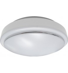 Plafoniera Led 12W Rotunda Cu Rama Alba