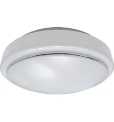 Plafoniera Led 12W Rotunda Cu Rama Alba