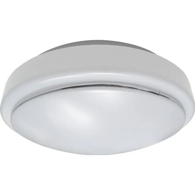 Plafoniera Led 12W Rotunda Cu Rama Alba - 1