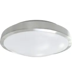 Plafoniera Led 12W Rotunda Cu Rama Gri