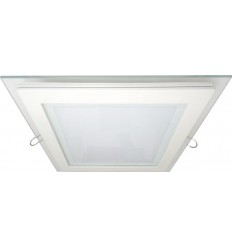 Spot Led 16W Patrat Cu Rama De Sticla