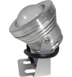 Spot Led 10W 12V Ip65 Alb Rece Cu Lupa