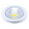 Spot Cob Led 15W Rotund Alb Rece Cu Geam - 1