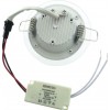 Spot Cob Led 5W Rotund Alb Rece Cu Geam  5