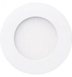 Spot Led 6W Rotund Slim Mat Alb Cald