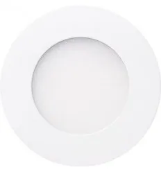 Spot Led 6W Rotund Slim Mat Alb Cald