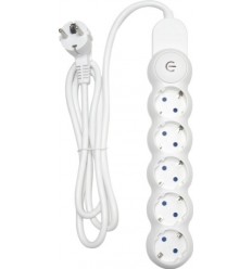 Prelungitor 5 Prize Schuko + 1.5 Metri 3X1.5Mm + Intrerupator