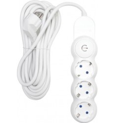 Prelungitor 3 Prize Schuko + 5 Metri 3X1.5Mm + Intrerupator