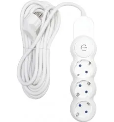 Prelungitor 3 Prize Schuko + 5 Metri 3X1.5Mm + Intrerupator