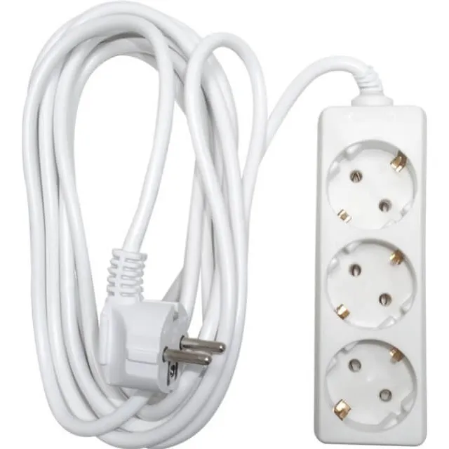 Prelungitor 3 Prize Schuko + 5 Metri 3X1Mm Stock - 1