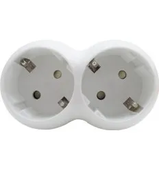 Adaptor Rotund Cu 2 Prize Schuko