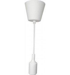 Pendul E27 Deco Alb