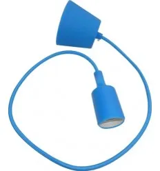 Pendul E27 Deco Albastru