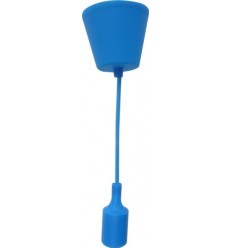 Pendul E27 Deco Albastru