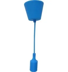 Pendul E27 Deco Albastru