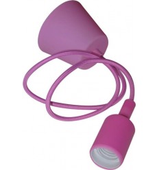 Pendul E27 Deco Roz