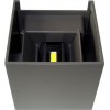 Aplica Led Neagra 6W De Perete Exterior 606 - 1