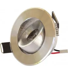 Spot Led 1W Rotund Rama Reglabila Aluminiu