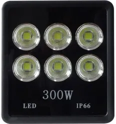 Proiector Led 300W 6X50W Alb Rece IP66