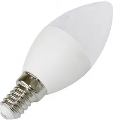 Bec Led E14 6W Lumanare C37 Mat