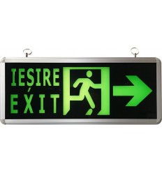Lampa Iluminat Emergenta Iesire Exit Sageata Dreapta Cu 1 Fata