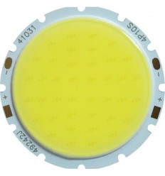 Chip Led 20W Cob Alb Rece Rotund